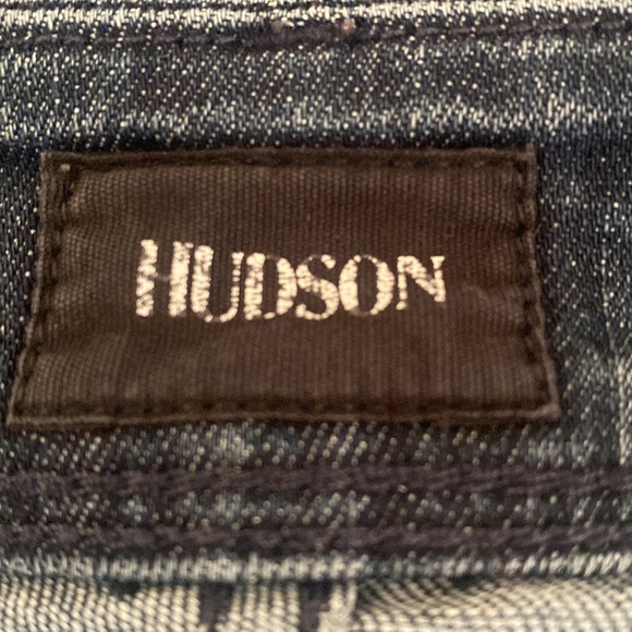 Hudson from Neiman’s Blue BethBaby Boot blue jeans w/ great fringe& back pockets - Picture 13 of 16
